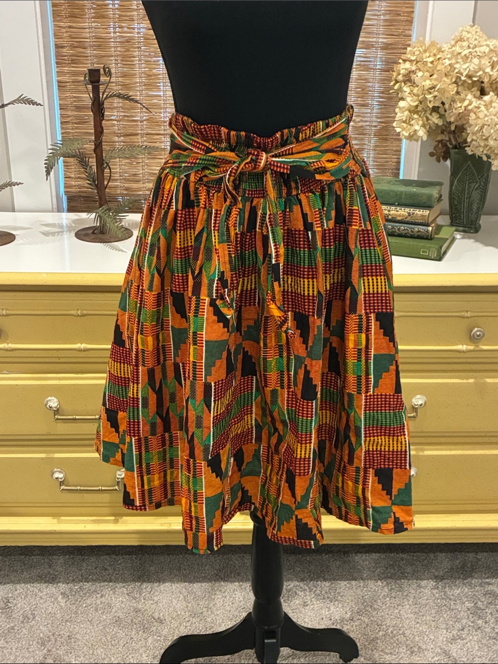 African Kente print Skirt
